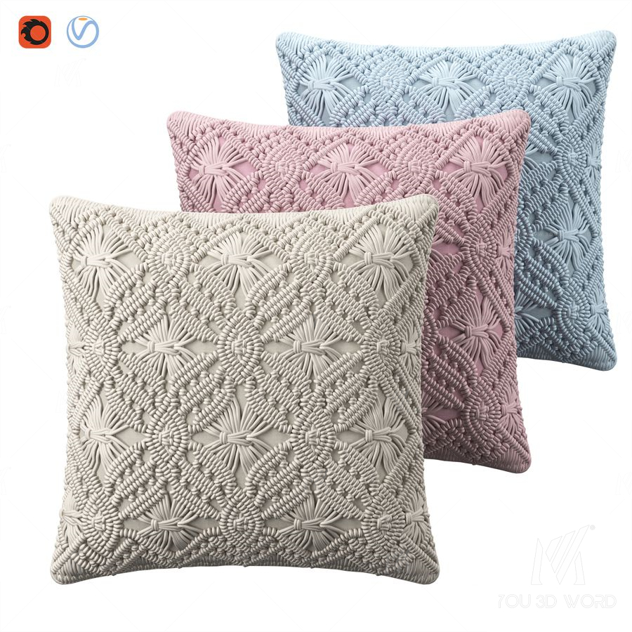 Knit cushion